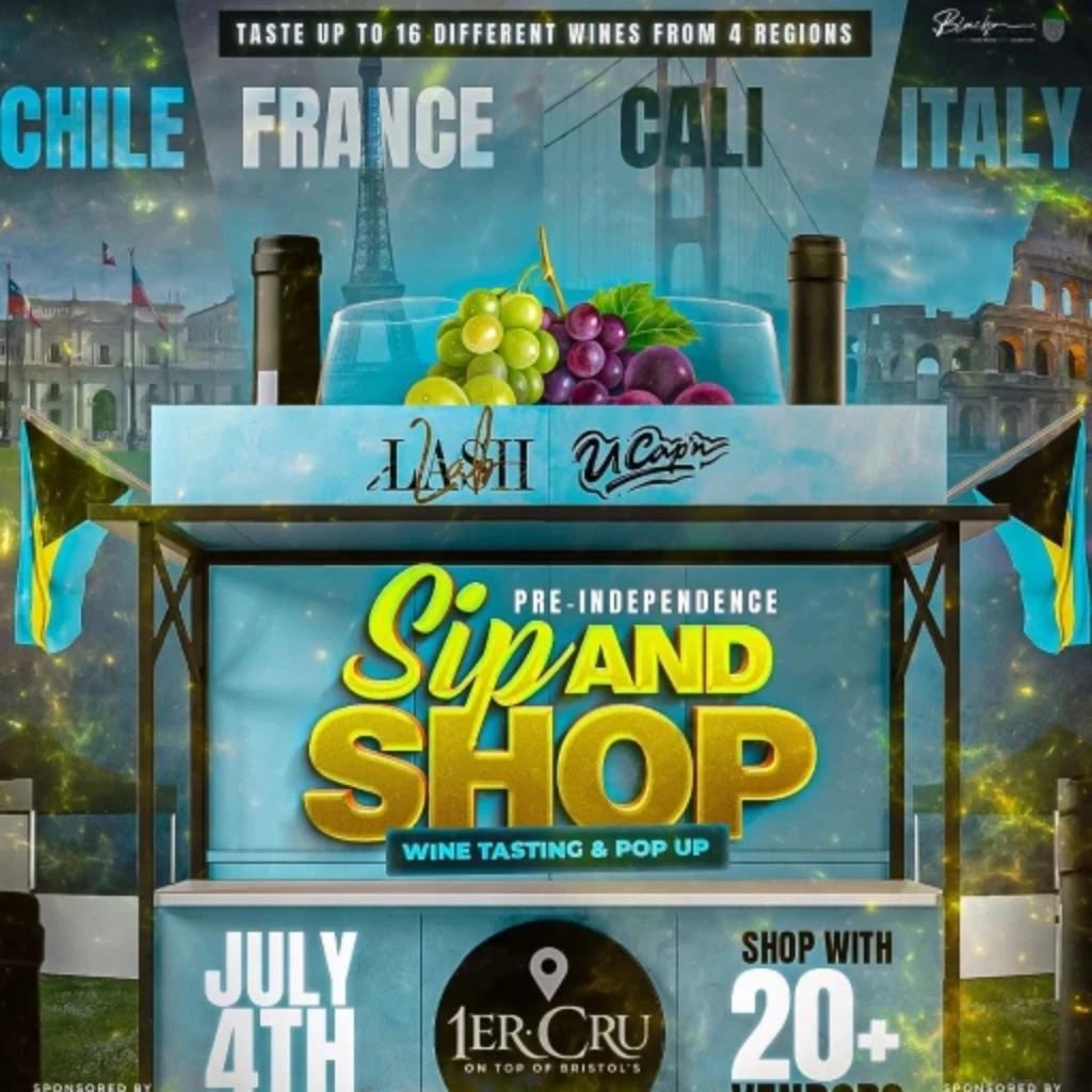 Sip and Shop Wine Tasting and Pop Up
